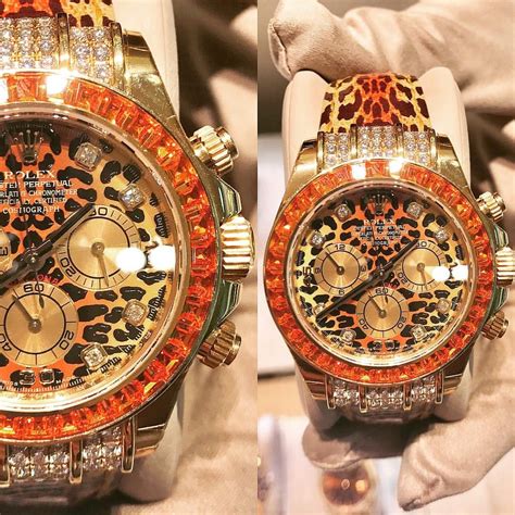 tiger eye rolex dial|leopard daytona.